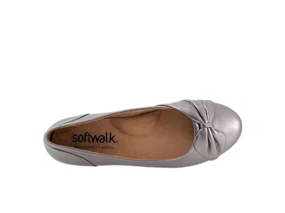 Softwalk Sofia Ballet Flat In Gray