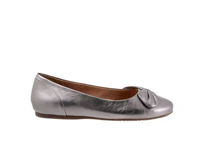Softwalk Sofia Ballet Flat In Gray