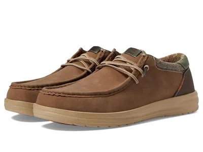 Hey Dude Wide Width Paul Slipon In Brown