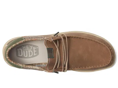 Hey Dude Wide Width Paul Slipon In Brown
