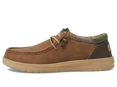 Hey Dude Wide Width Paul Slipon In Brown