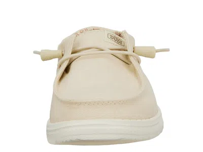 Hey Dude Wendy Stretch Canvas In White