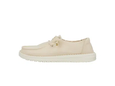 Hey Dude Wendy Stretch Canvas In White