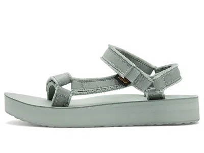 Teva Midform Universal Canvas Sandal In Green