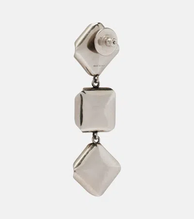 Givenchy Crystal-embellished Drop Earrings In Silver