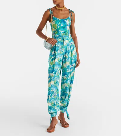 Chloé Junie Leather And Tpu Thong Sandals In Multi