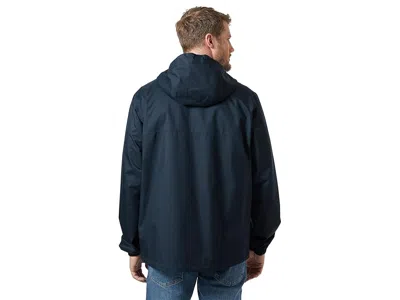 Helly Hansen Vancouver Hooded Rain Jacket In Blue