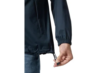 Helly Hansen Vancouver Hooded Rain Jacket In Blue
