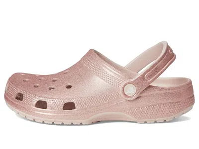 Crocs Classic Glitter Clog In Pink