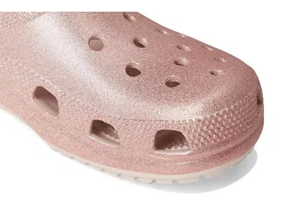 Crocs Classic Glitter Clog In Pink