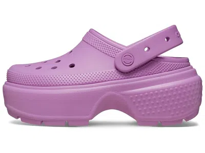 Crocs Stomp Platform Clogs In Purple