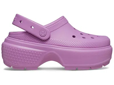 Crocs Stomp Platform Clogs In Purple