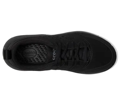 Crocs Work On The Clock Work Sneaker In Black