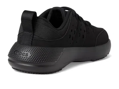Crocs Work On The Clock Work Sneaker In Black