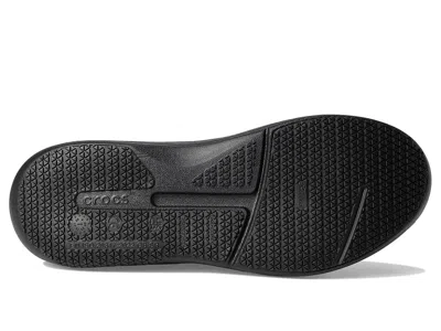Crocs Work On The Clock Work Sneaker In Black
