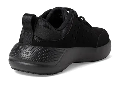 Crocs Work On The Clock Work Sneaker In Black