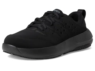 Crocs Work On The Clock Work Sneaker In Black