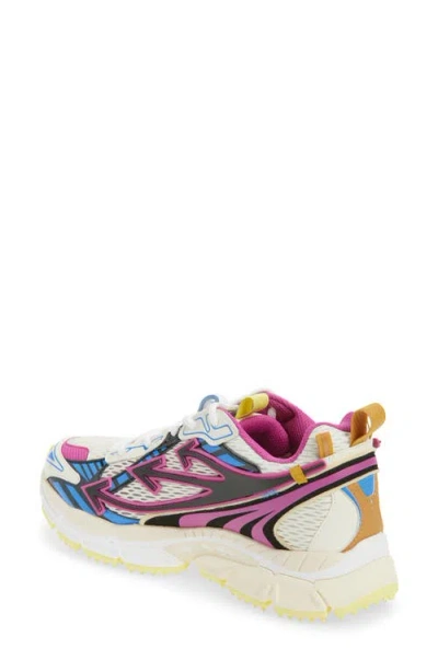 Off-white Multicolor Polyamide Athletic Sneakers In Multi