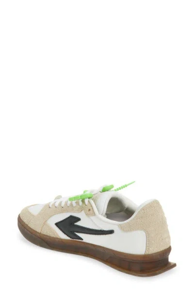 Off-white Beige End Of Play Suede Sneakers In Neutral