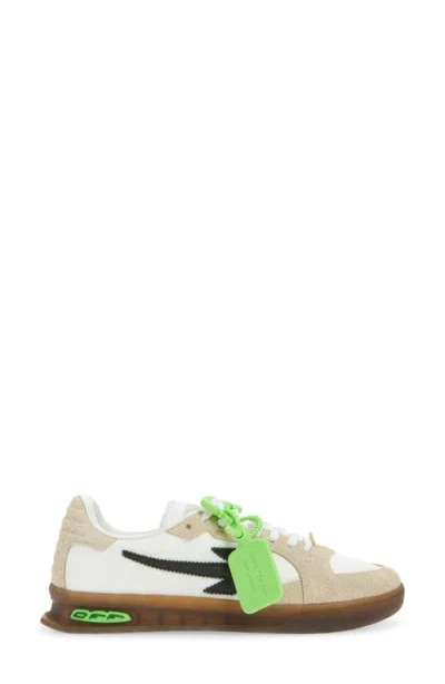 Off-white Beige End Of Play Suede Sneakers In Neutral