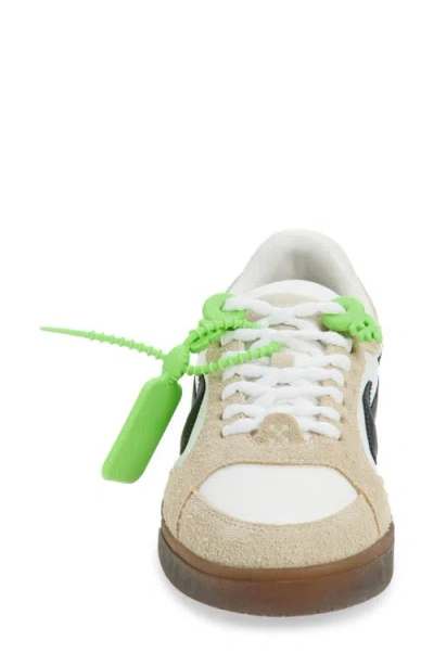 Off-white Beige End Of Play Suede Sneakers In Neutral