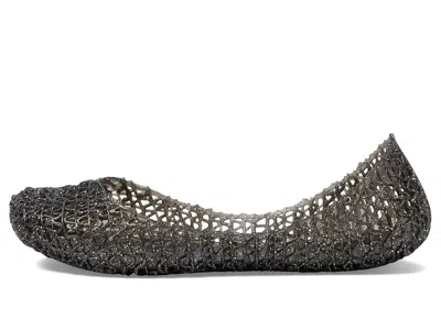 Mini Melissa Campana Zigzag Flat In Black