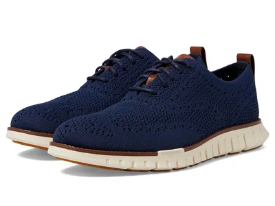 Cole Haan Zerogrand Remastered Stitchlite Wingtip In Blue