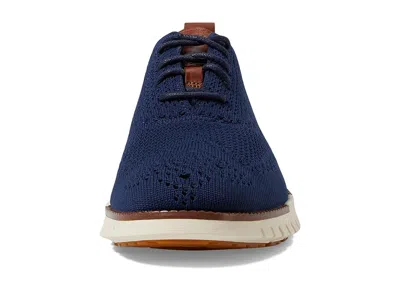Cole Haan Zerogrand Remastered Stitchlite Wingtip In Blue