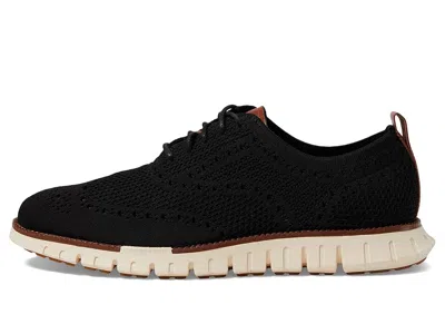 Cole Haan Zerogrand Remastered Stitchlite Wingtip In Black