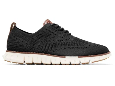 Cole Haan Zerogrand Remastered Stitchlite Wingtip In Black