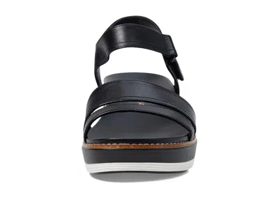 Cole Haan Og Peyton Flatform Leather Wedge Sandal In Black
