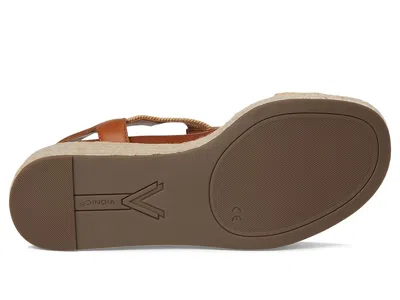 Vionic Calera Espadrille Wedge Sandal In Brown