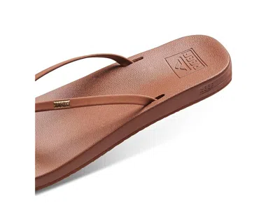 Reef Cushion Slim Flip Flop In Brown