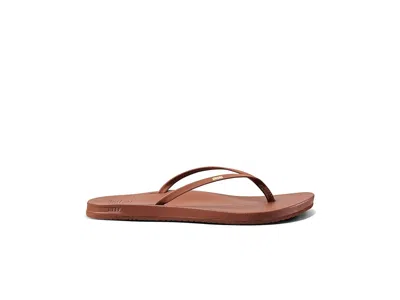 Reef Cushion Slim Flip Flop In Brown