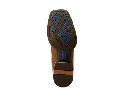 Ariat Ricochet Wide Square Toe Western Boot In Brown