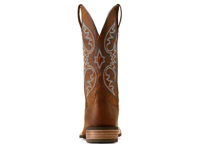 Ariat Ricochet Wide Square Toe Western Boot In Brown