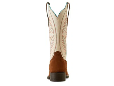 Ariat Round Up Ruidoso Leather Cowboy Boot In Brown