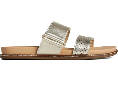 Sperry Waveside Plushwave Slide In Silver
