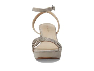 Pelle Moda Aliana Ankle Strap Sandal In Silver