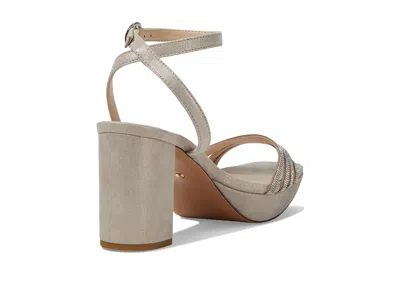 Pelle Moda Aliana Ankle Strap Sandal In Silver