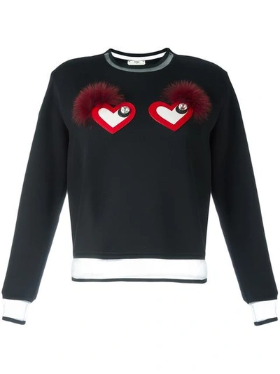 Shop Fendi - Heart Eyes Sweatshirt