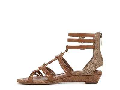 Sam Edelman Danica Gladiator Sandal Saddle Leather In Brown