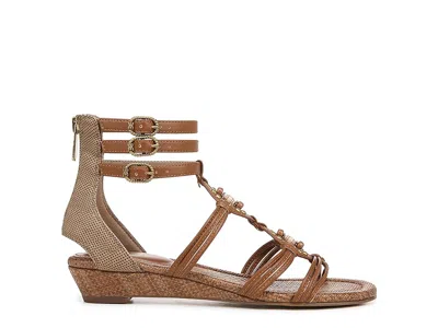 Sam Edelman Danica Gladiator Sandal Saddle Leather In Brown