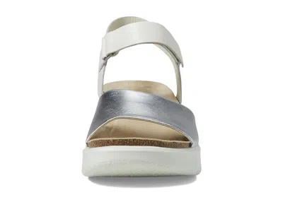 Ecco Flowt Wedge Cork Sandal In Multi