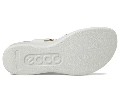Ecco Flowt Wedge Cork Sandal In Multi