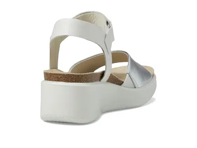 Ecco Flowt Wedge Cork Sandal In Multi
