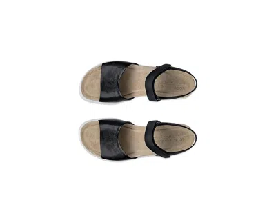 Ecco Flowt Wedge Cork Sandal In Multi