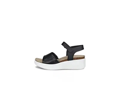 Ecco Flowt Wedge Cork Sandal In Multi