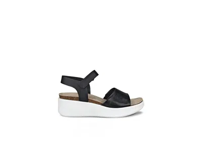 Ecco Flowt Wedge Cork Sandal In Multi