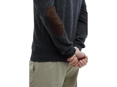 Barbour Essential Patch Crew In Black